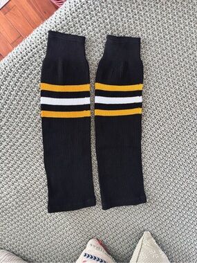 ealer striped knit hockey socks 28”-30”